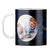 Photo on Blue Coffee Mug White