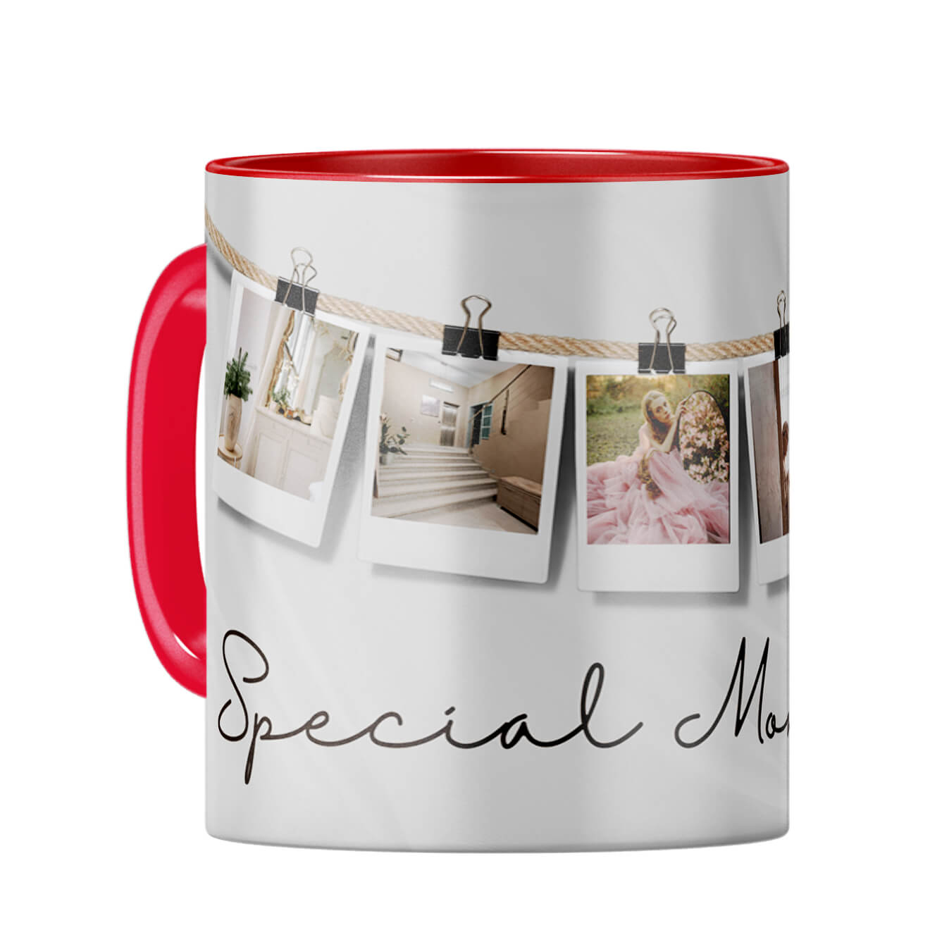 Pinning Special Moments Coffee Mug Red