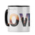 Romantic Love Coffee Mug Black