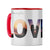 Romantic Love Coffee Mug Red