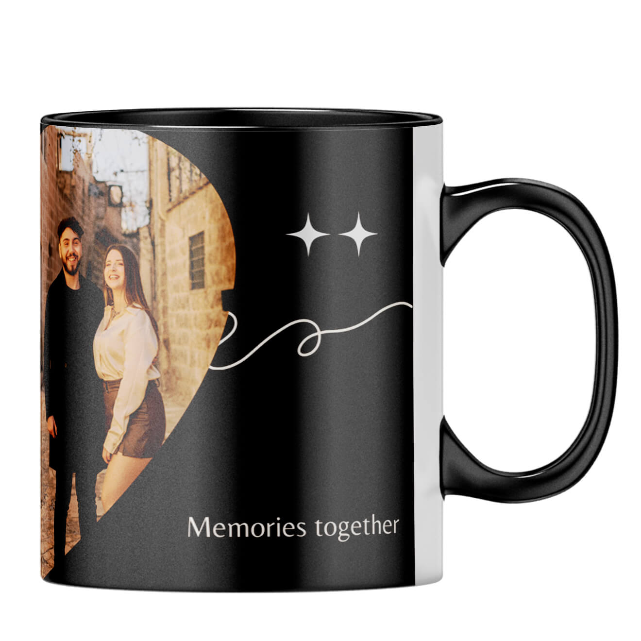 Romantic Memories Together Coffee MugB-Black