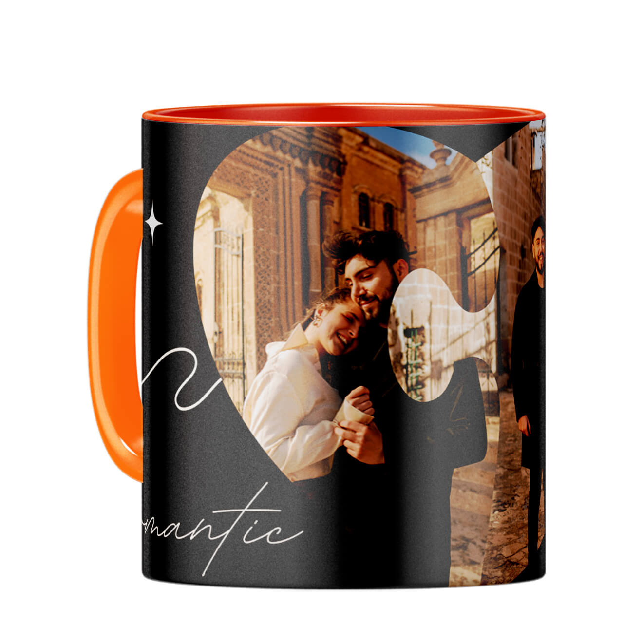 Romantic Memories Together Coffee Mug Orange