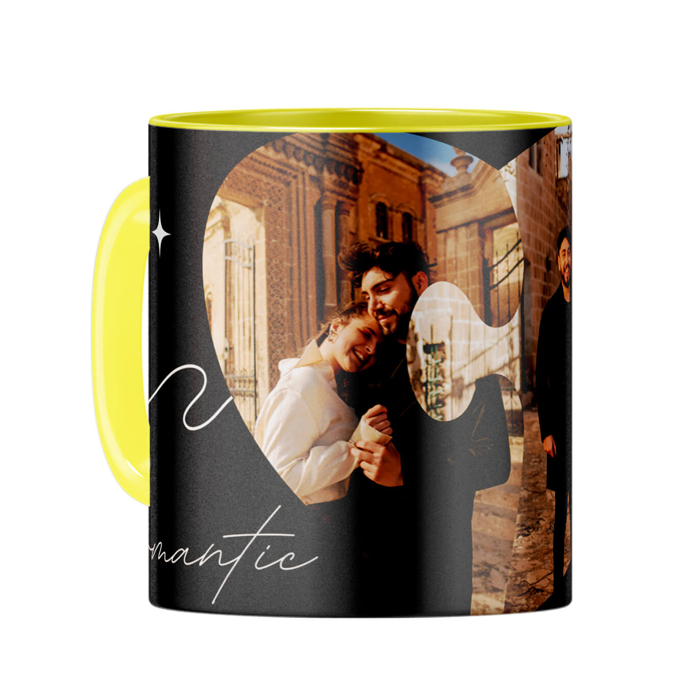 Romantic Memories Together Coffee Mug Yellow