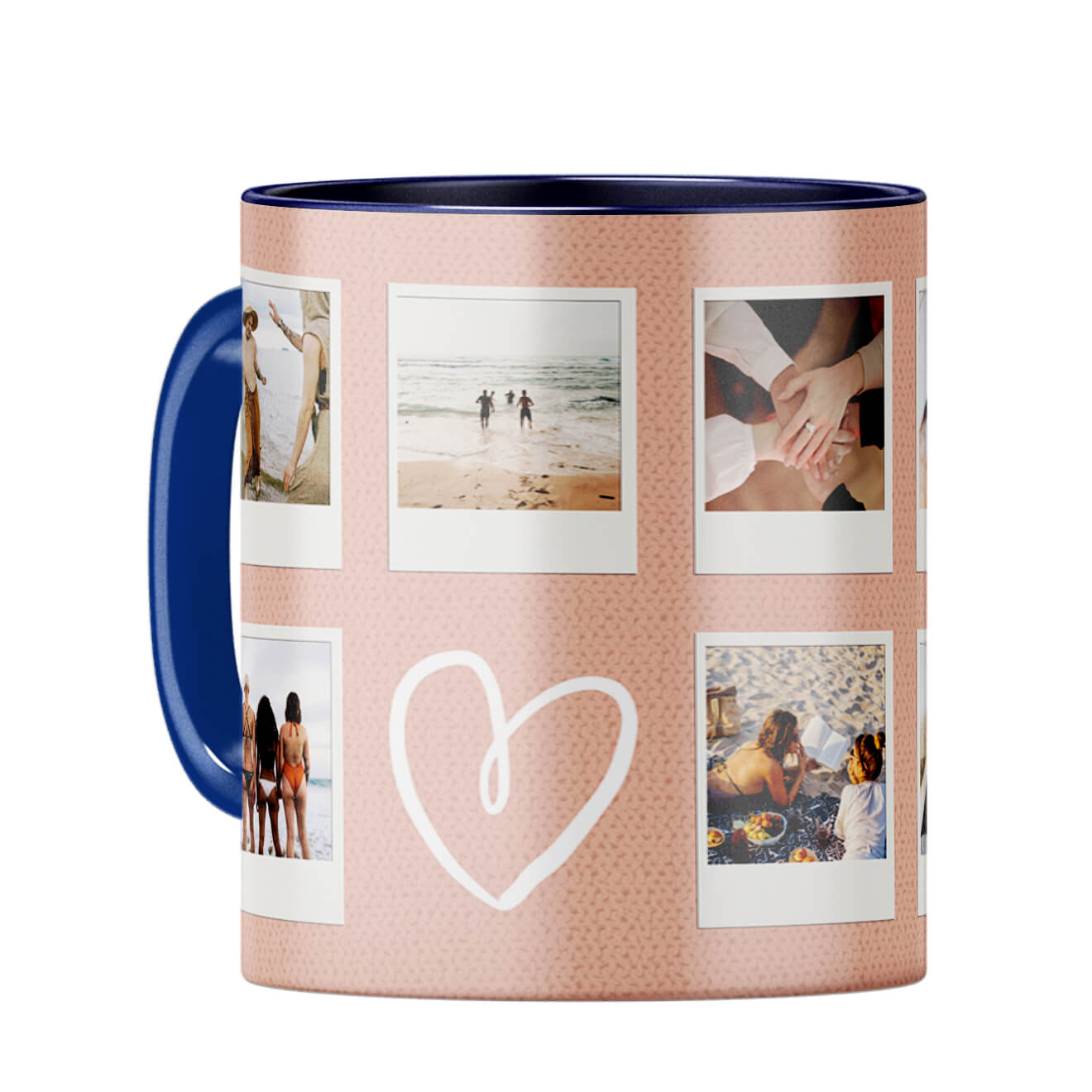 Touch of Love Coffee Mug Dark Blue