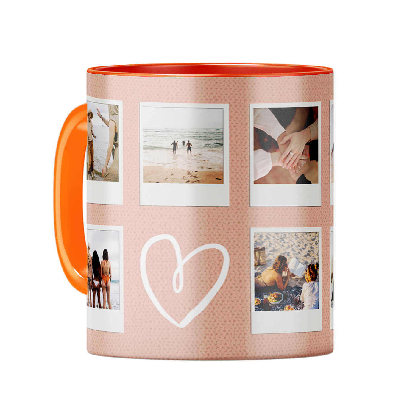 Touch of Love Coffee Mug Orange