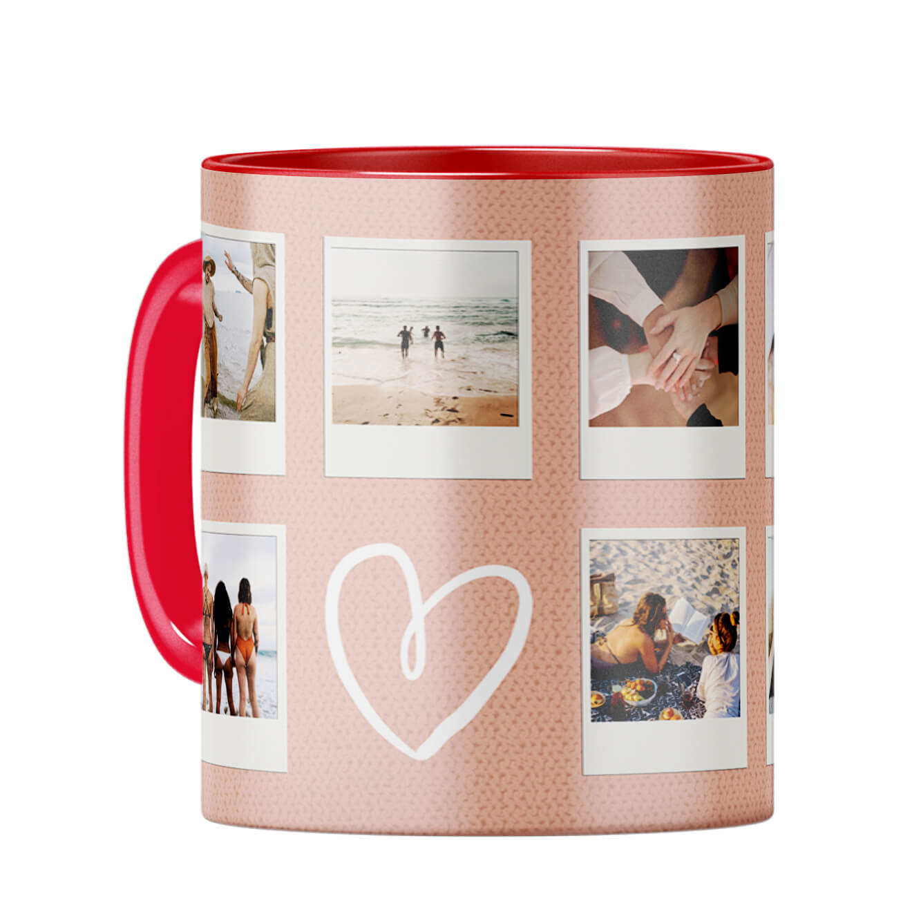 Touch of Love Coffee Mug Red