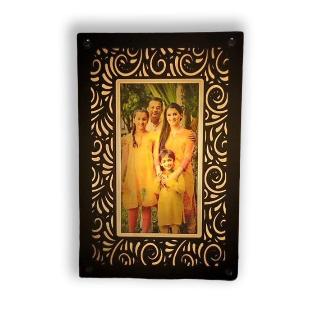 Warm White LED Family Frame