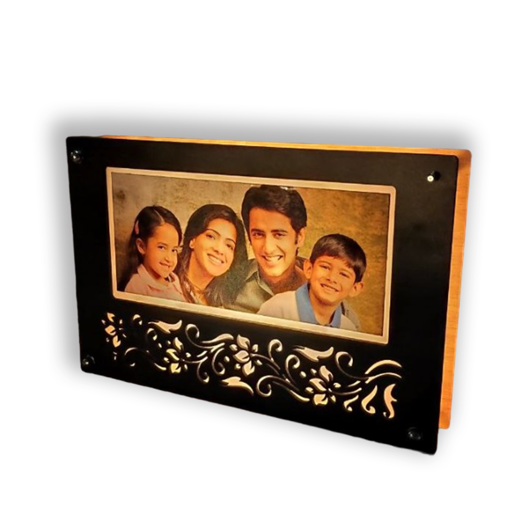 Warm White LED Family Frame