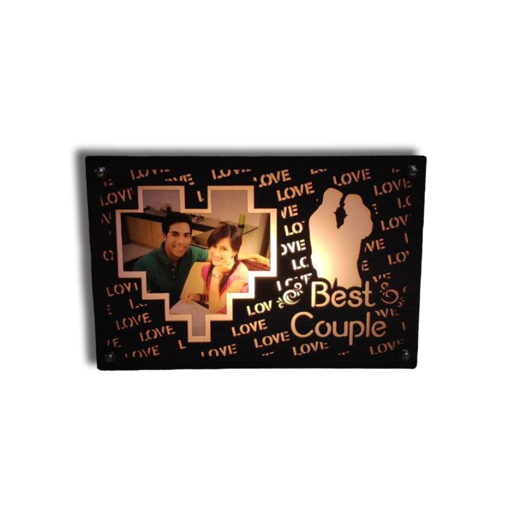 Warm White Best Couple LED Frame