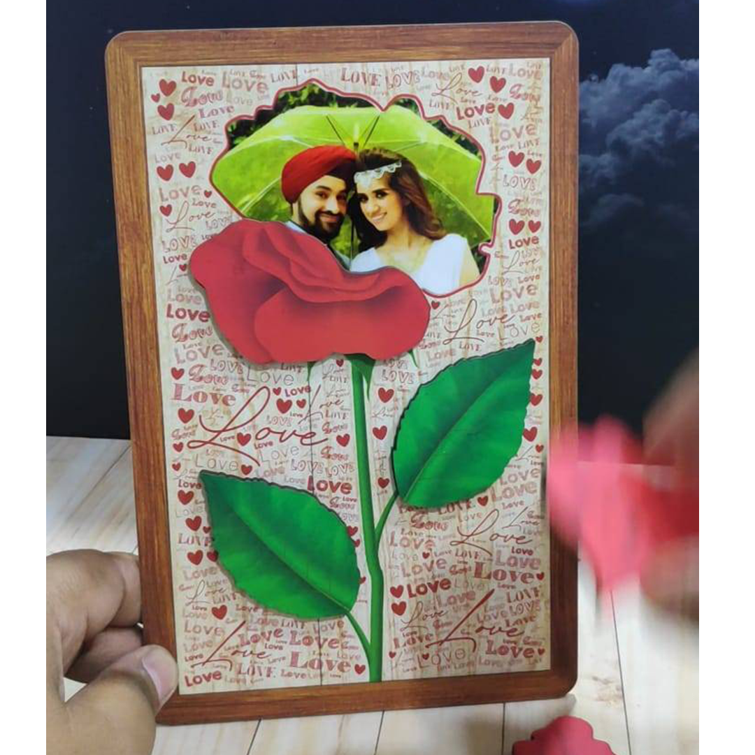 Rose Design Magnetic Frame