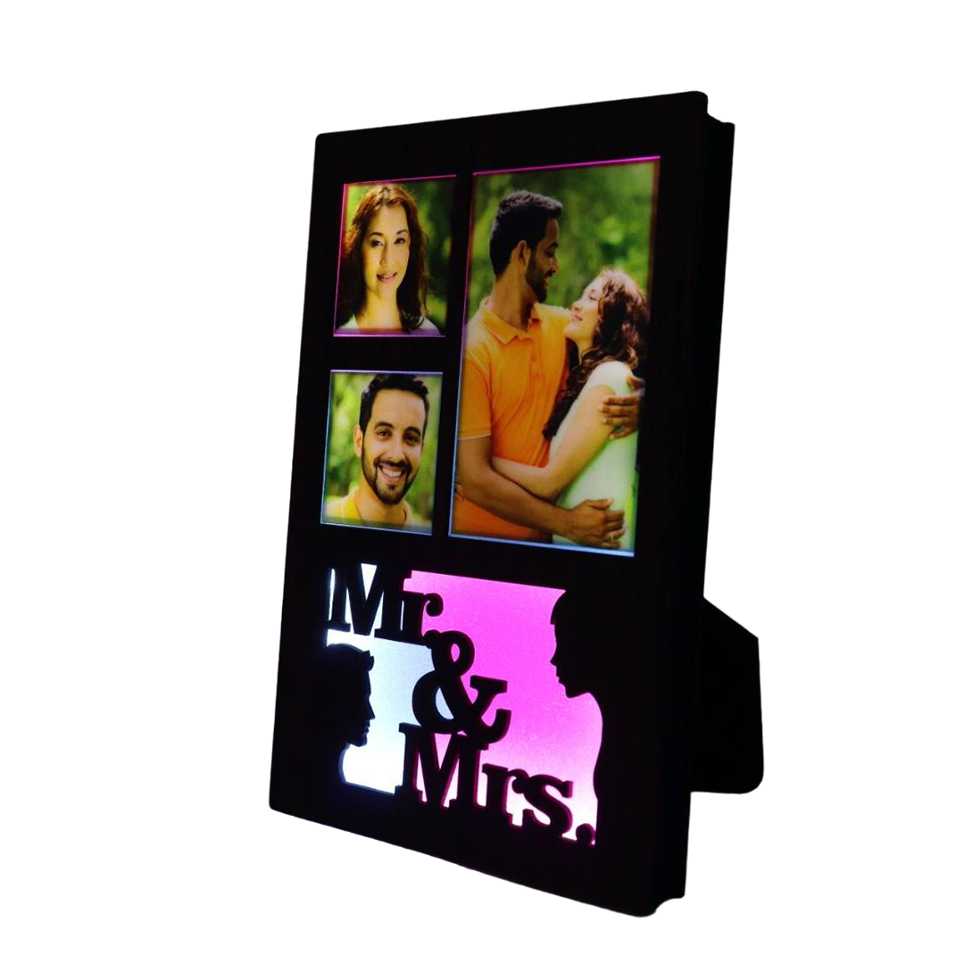 Mr. &amp; Mrs. LED Frame