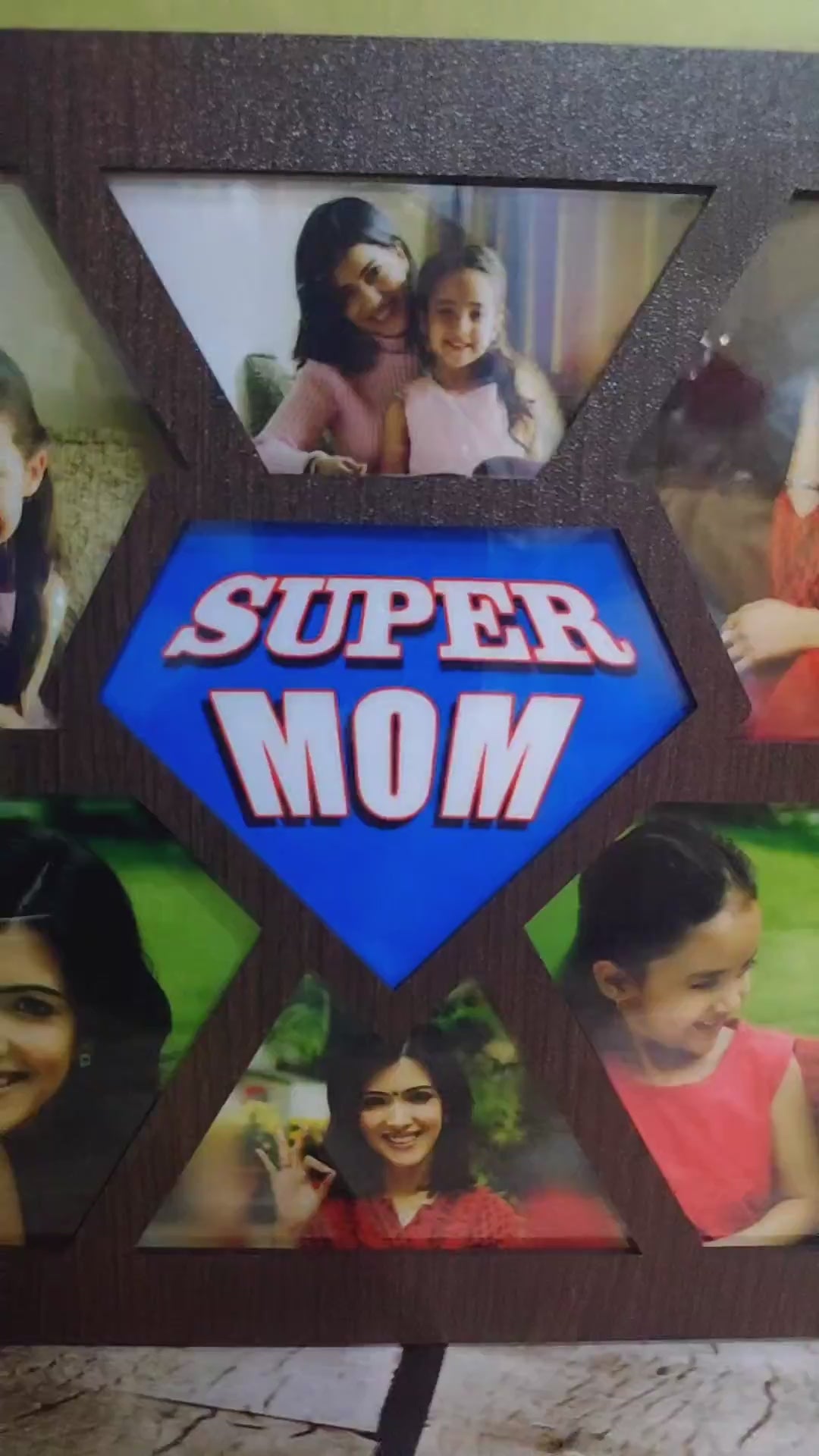 LED Collage Frame (Super Mom)