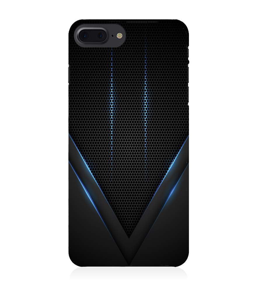 A0114-Black and Blue Back Cover for Apple iPhone 7 Plus