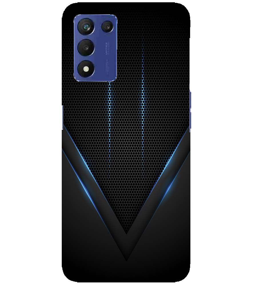 A0114-Black and Blue Back Cover for Realme 9 5G Speed