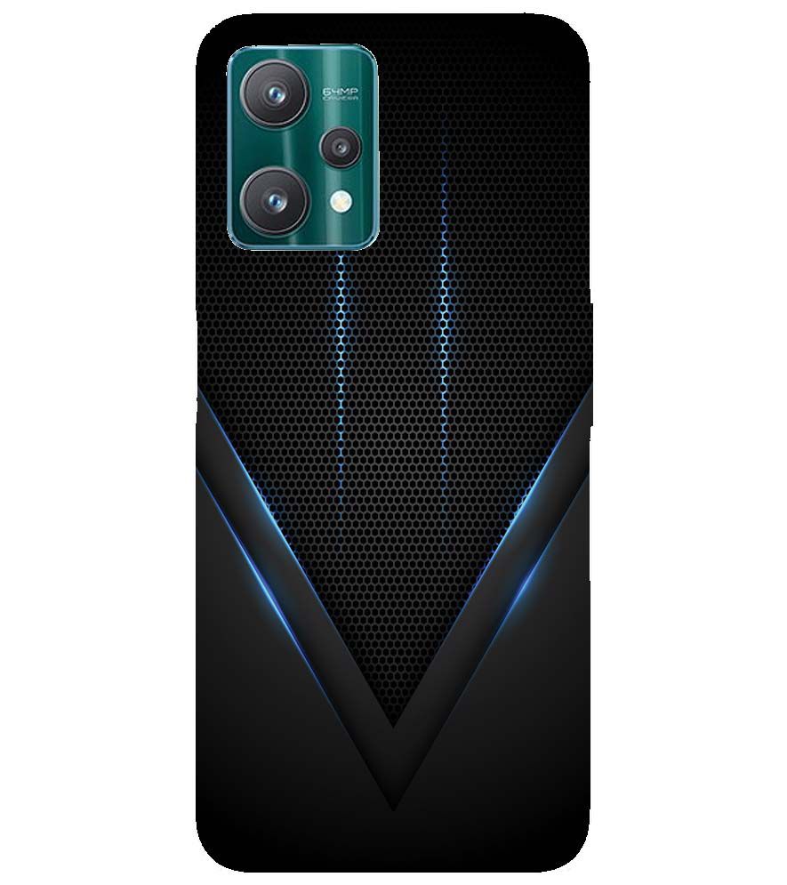 A0114-Black and Blue Back Cover for Realme 9 Pro