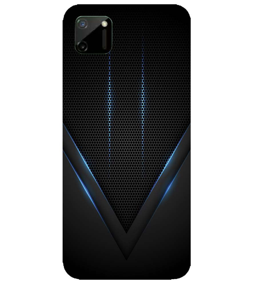 A0114-Black and Blue Back Cover for Realme C11