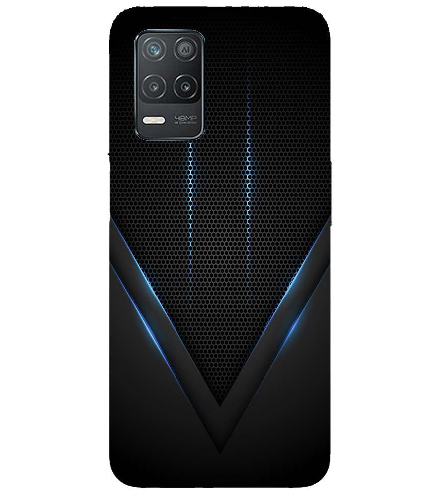 A0114-Black and Blue Back Cover for Realme V13 5G