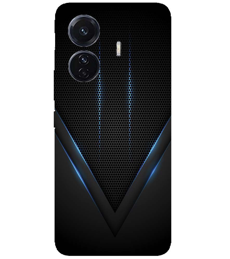 A0114-Black and Blue Back Cover for vivo T1 Pro