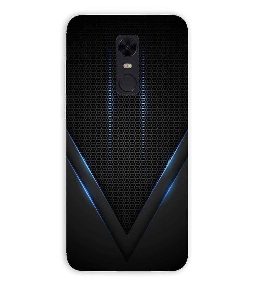 A0114-Black and Blue Back Cover for Xiaomi Redmi Note 5