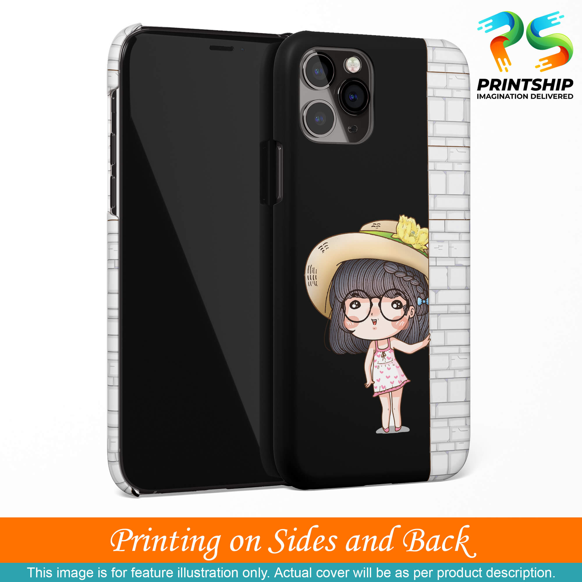 A0146-Innocent Girl Back Cover for Xiaomi Redmi A1-Image3