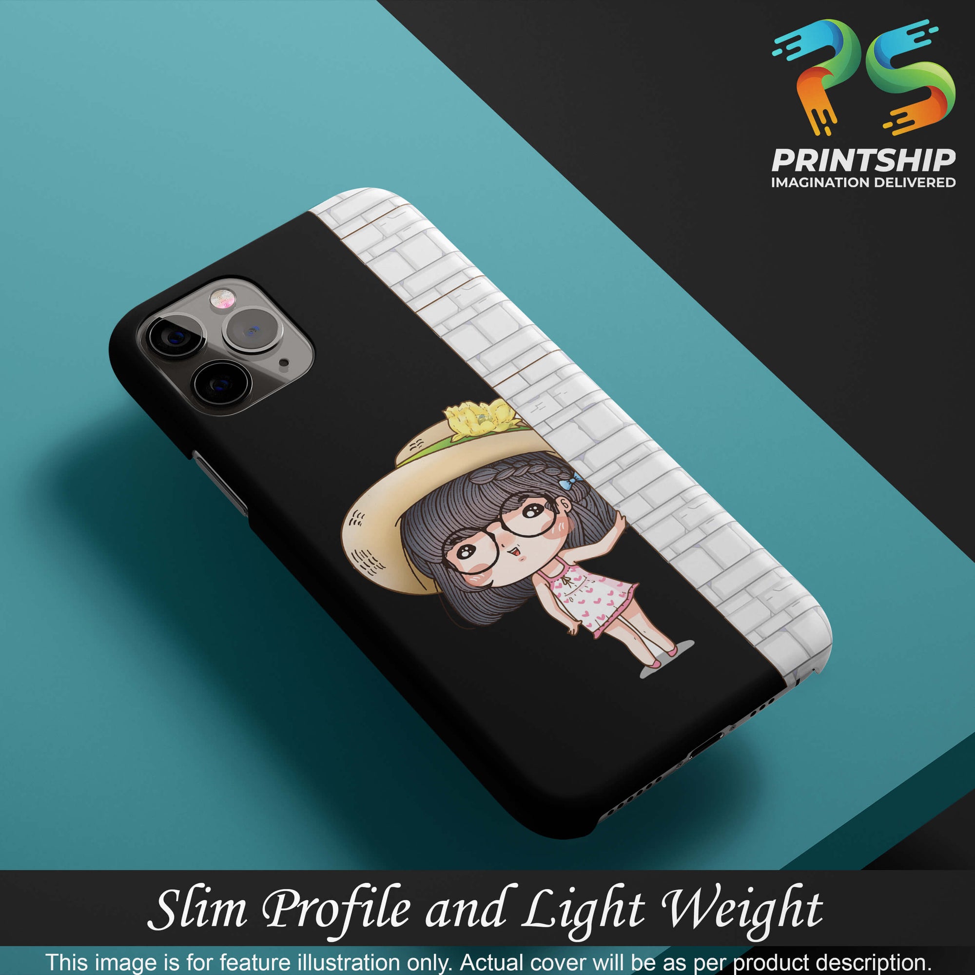 A0146-Innocent Girl Back Cover for Xiaomi Redmi Note 9S-Image4