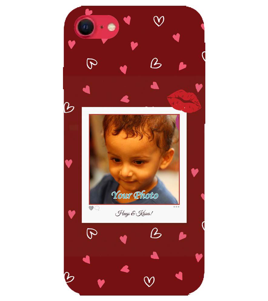 A0502-Hugs n Kisses Back Cover for Apple iPhone SE (2020)