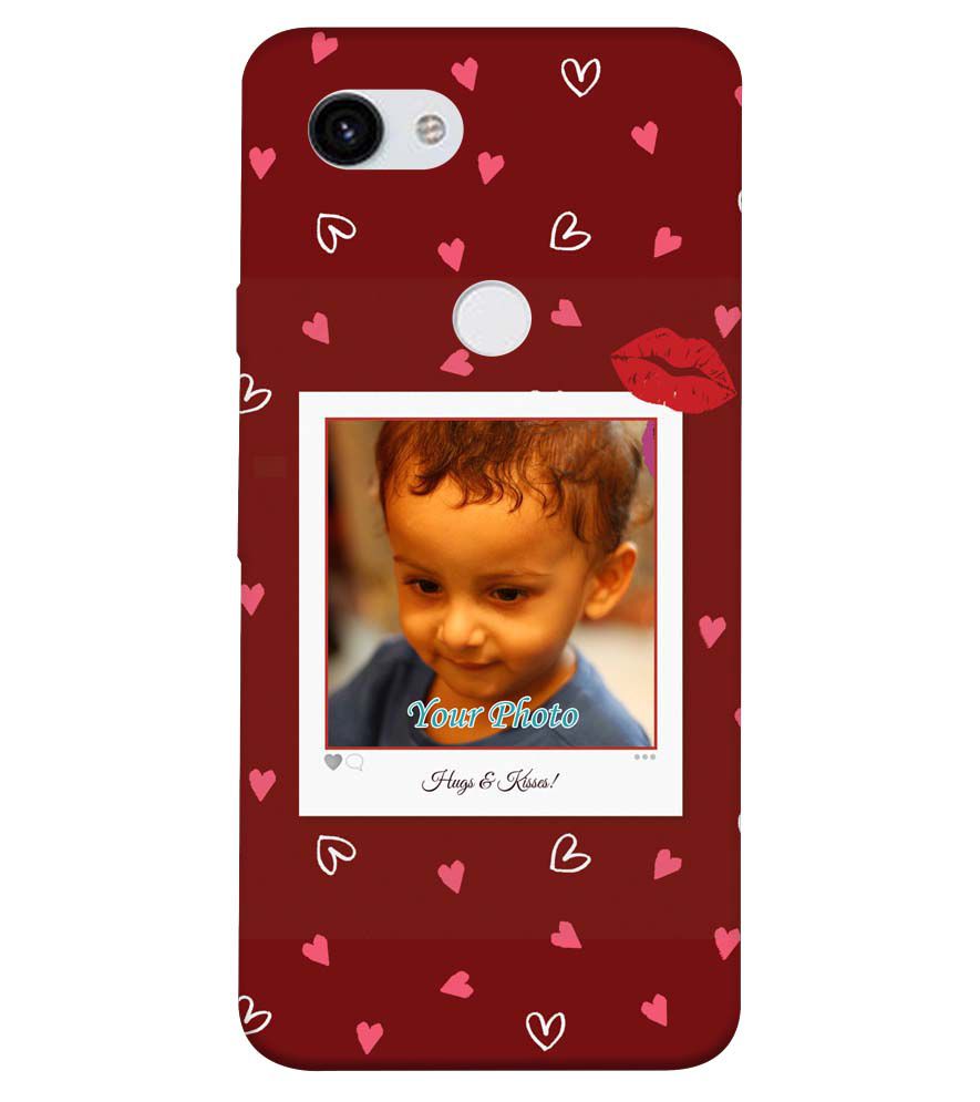 A0502-Hugs n Kisses Back Cover for Google Pixel 3a