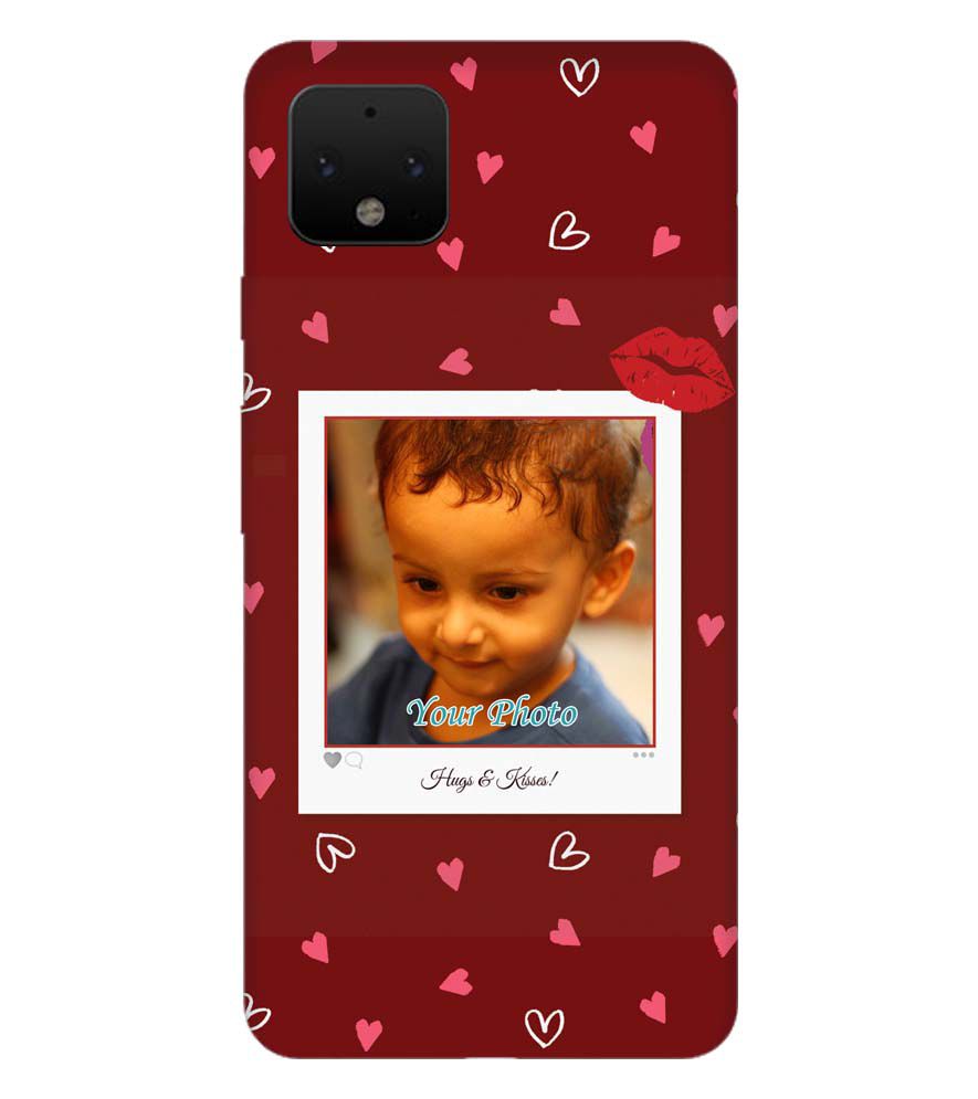 A0502-Hugs n Kisses Back Cover for Google Pixel 4