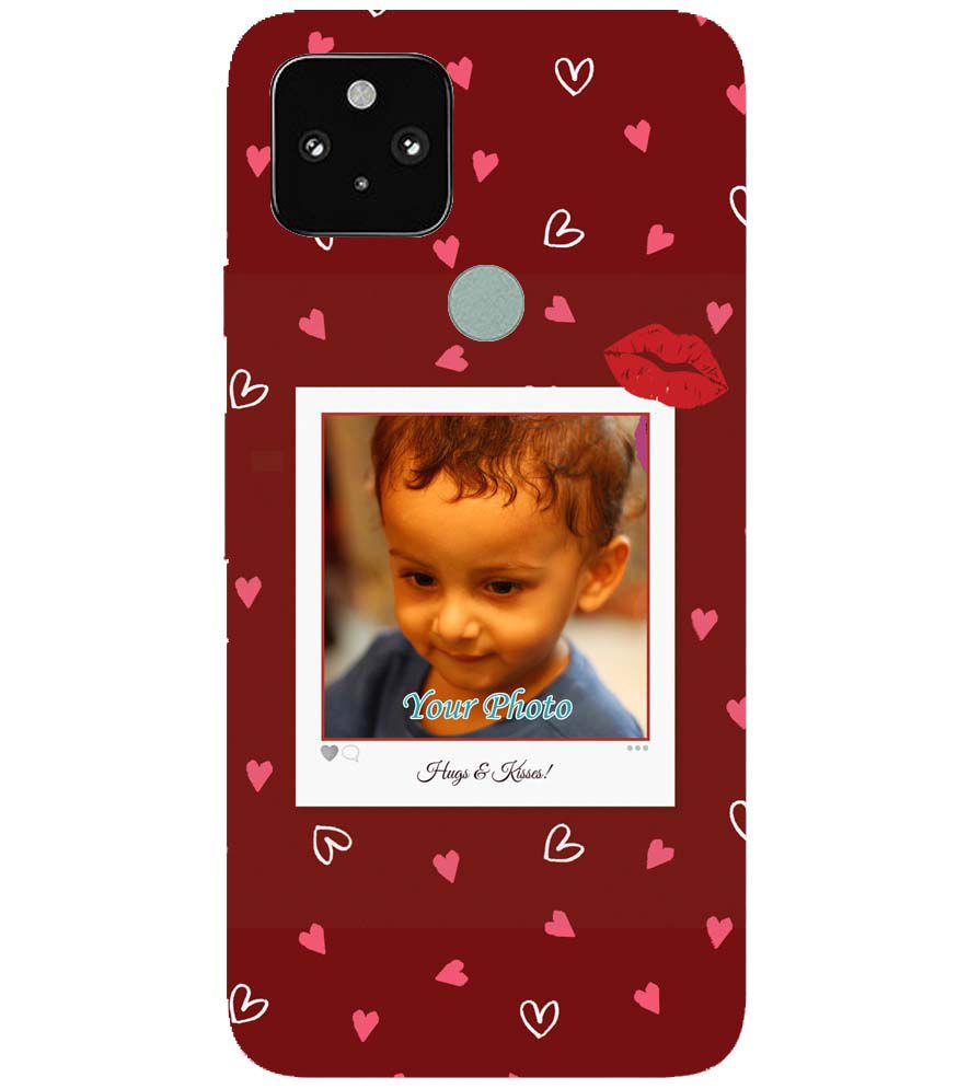 A0502-Hugs n Kisses Back Cover for Google Pixel 5