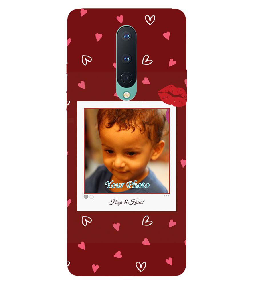 A0502-Hugs n Kisses Back Cover for OnePlus 8