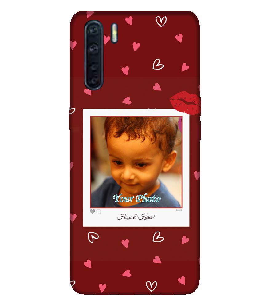 A0502-Hugs n Kisses Back Cover for Oppo F15