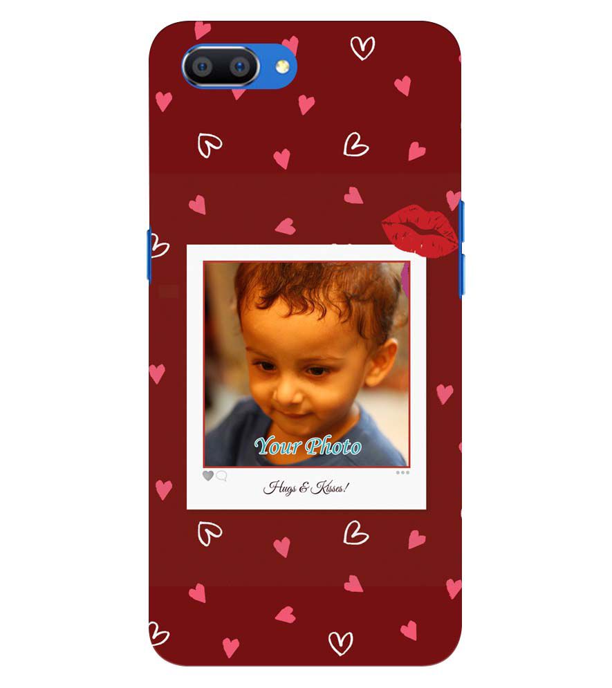 A0502-Hugs n Kisses Back Cover for Oppo Realme C1