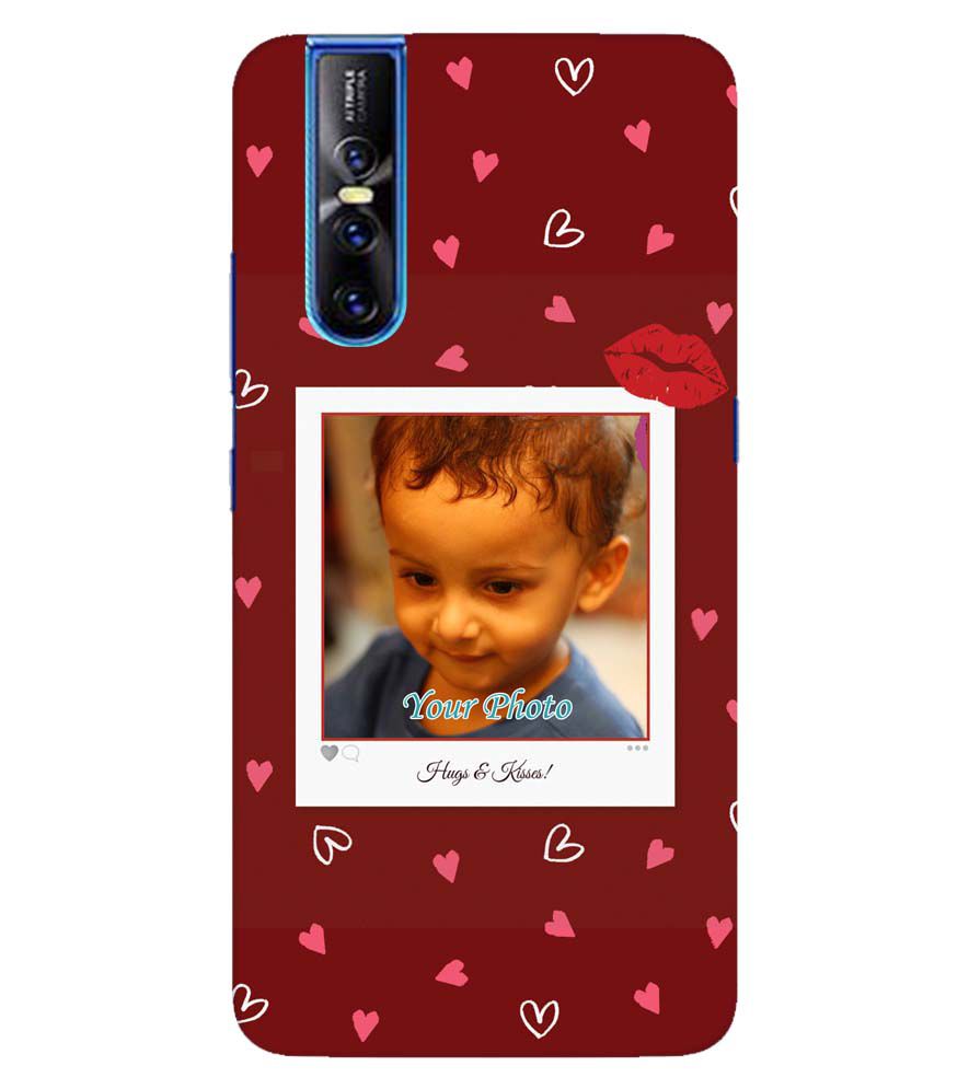 A0502-Hugs n Kisses Back Cover for Vivo V15 Pro