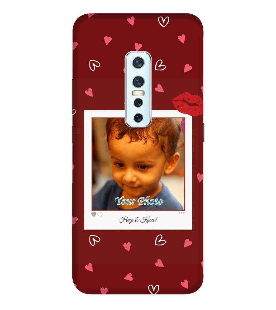 A0502-Hugs n Kisses Back Cover for Vivo V17 Pro