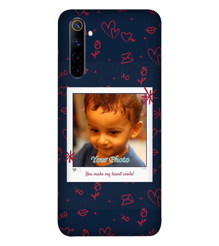 A0503-Heart Smiles Back Cover for Realme 6S