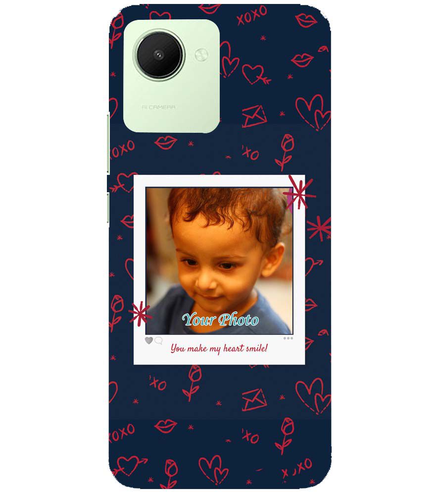 A0503-Heart Smiles Back Cover for Realme C30