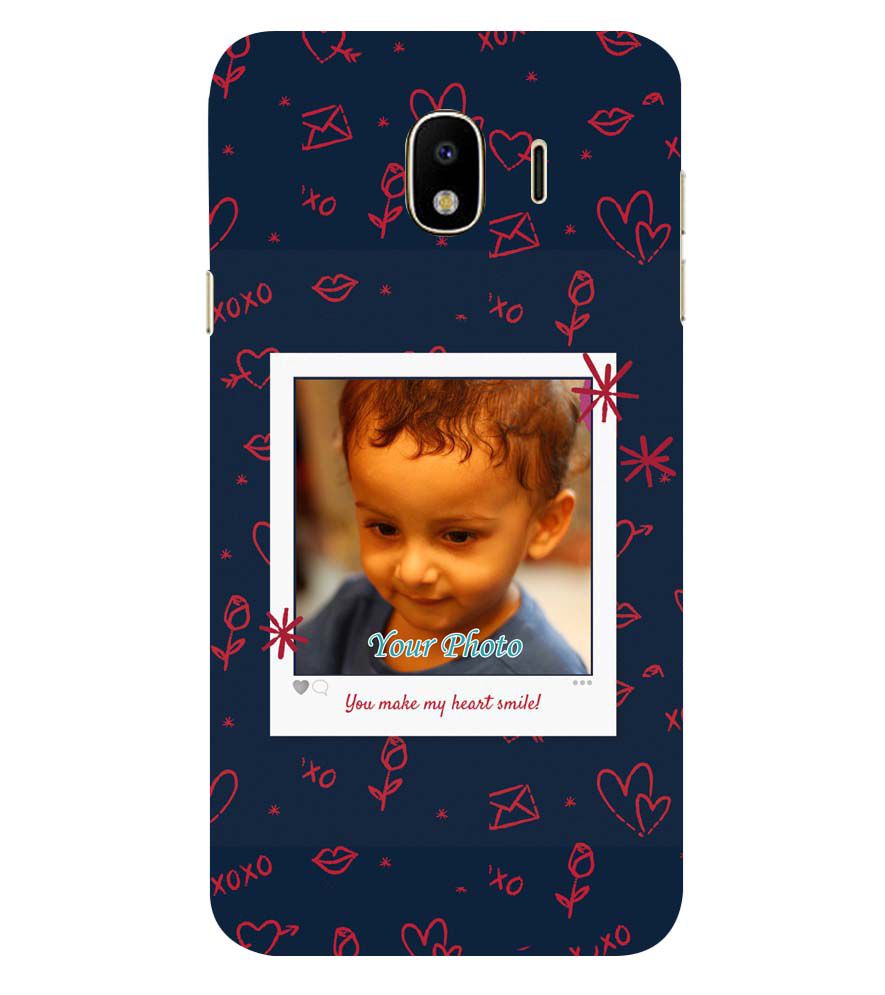 A0503-Heart Smiles Back Cover for Samsung Galaxy J4 (2018)