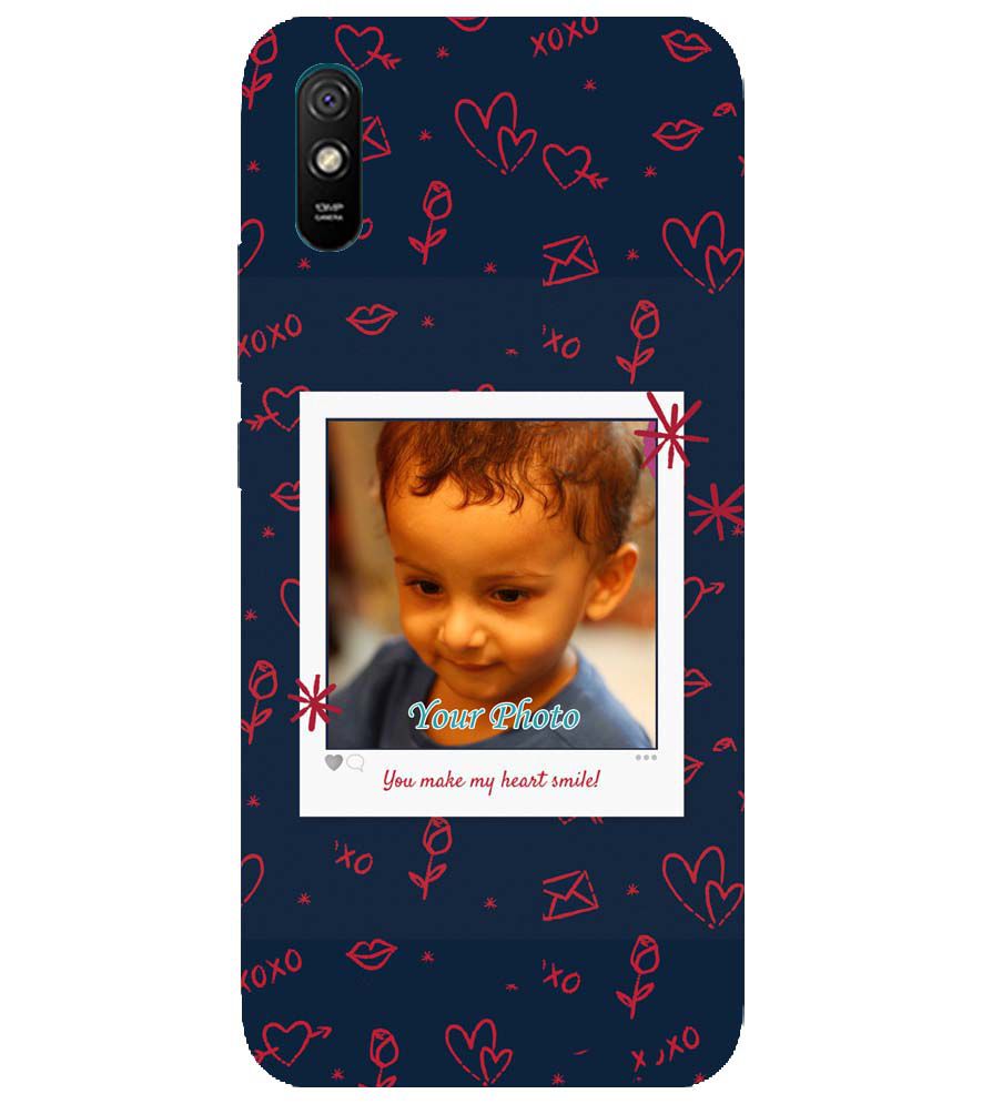 A0503-Heart Smiles Back Cover for Xiaomi Redmi 9i