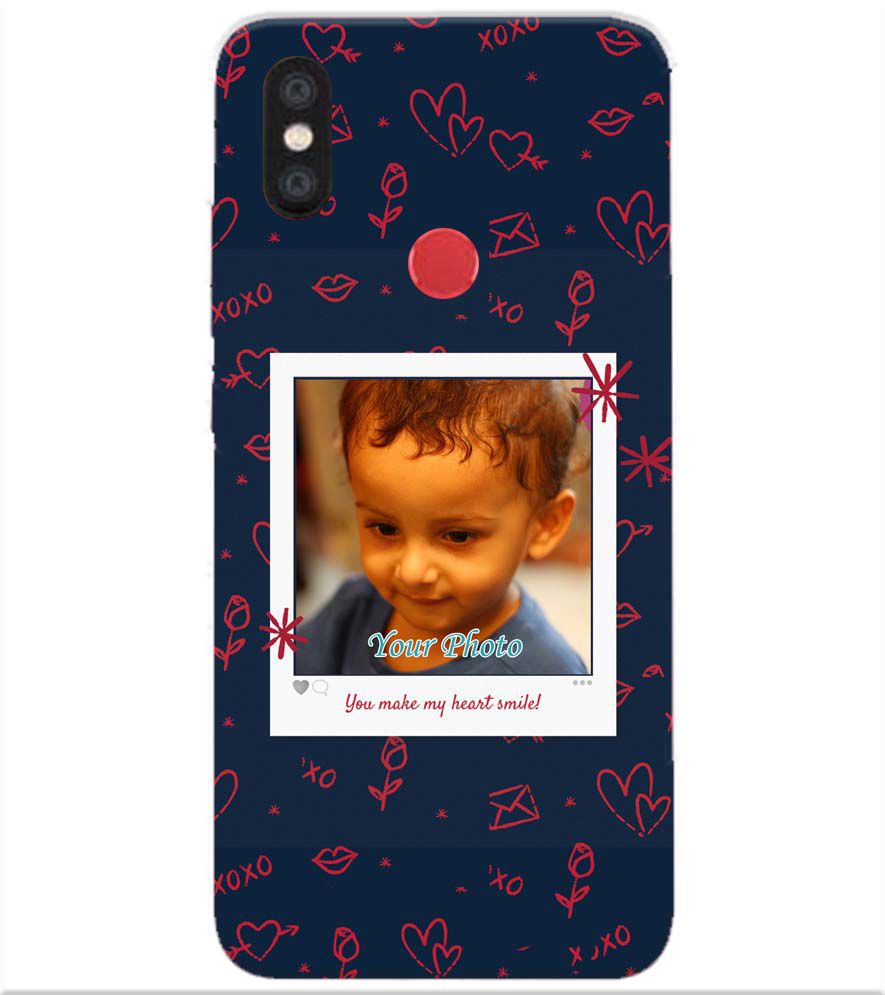 A0503-Heart Smiles Back Cover for Xiaomi Redmi Y2