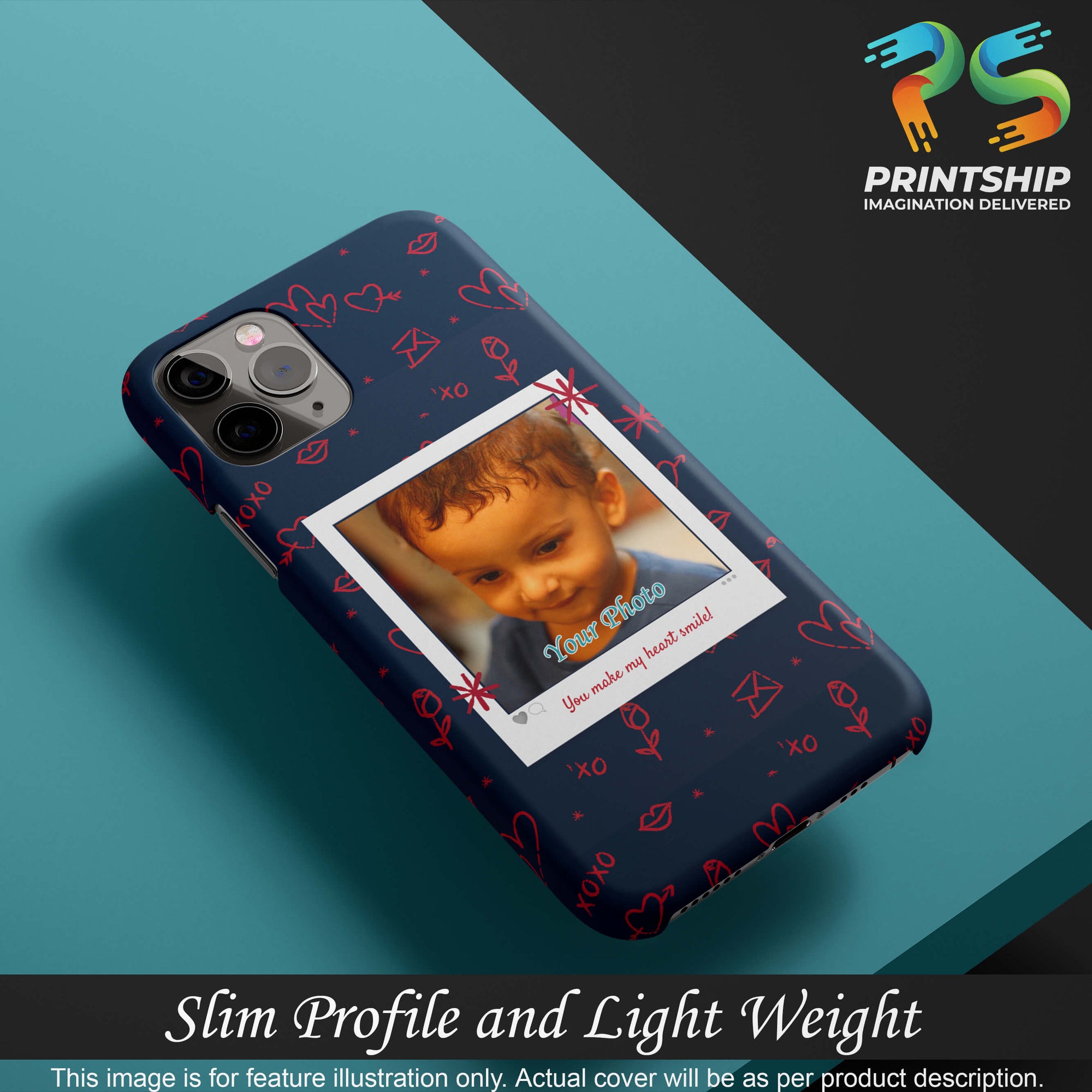 A0503-Heart Smiles Back Cover for Xiaomi Redmi 9i-Image4