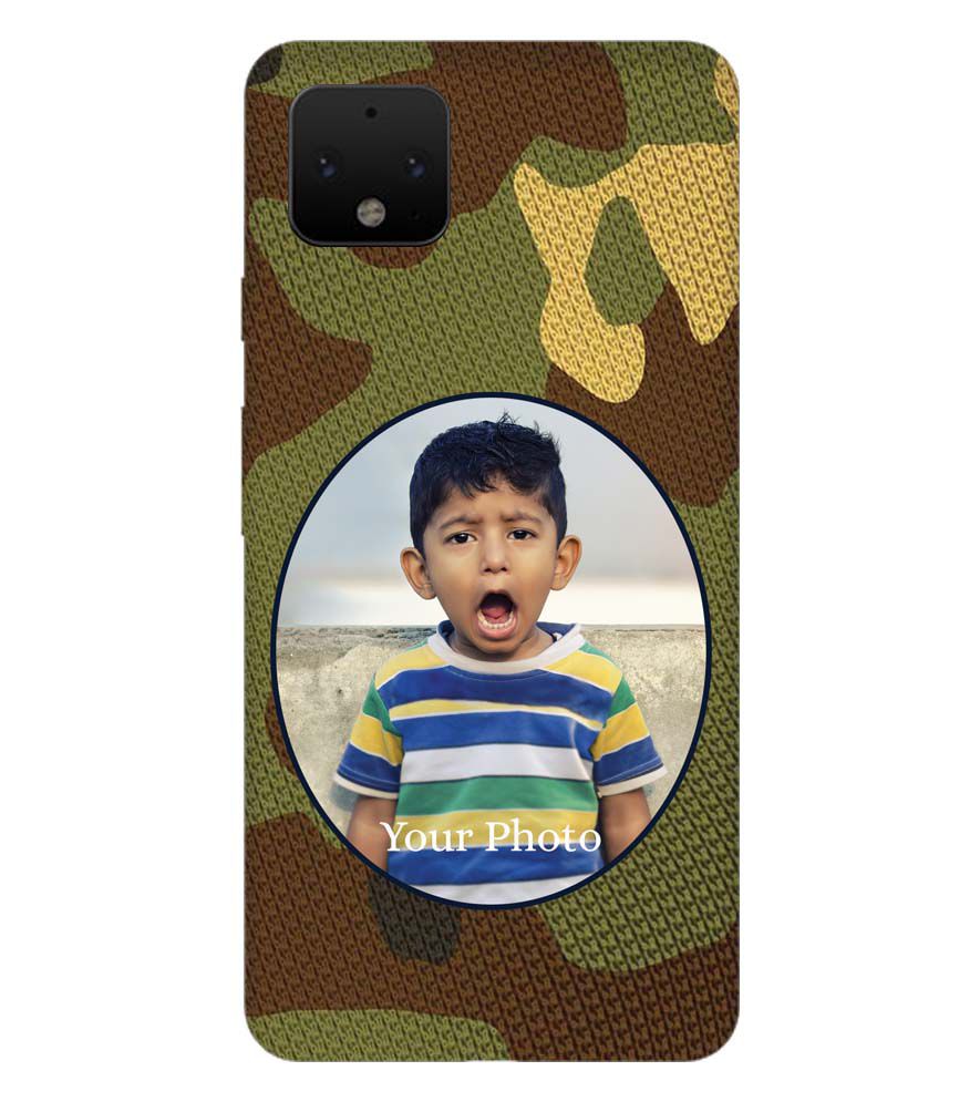 A0506-Camouflage Photo Back Cover for Google Pixel 4