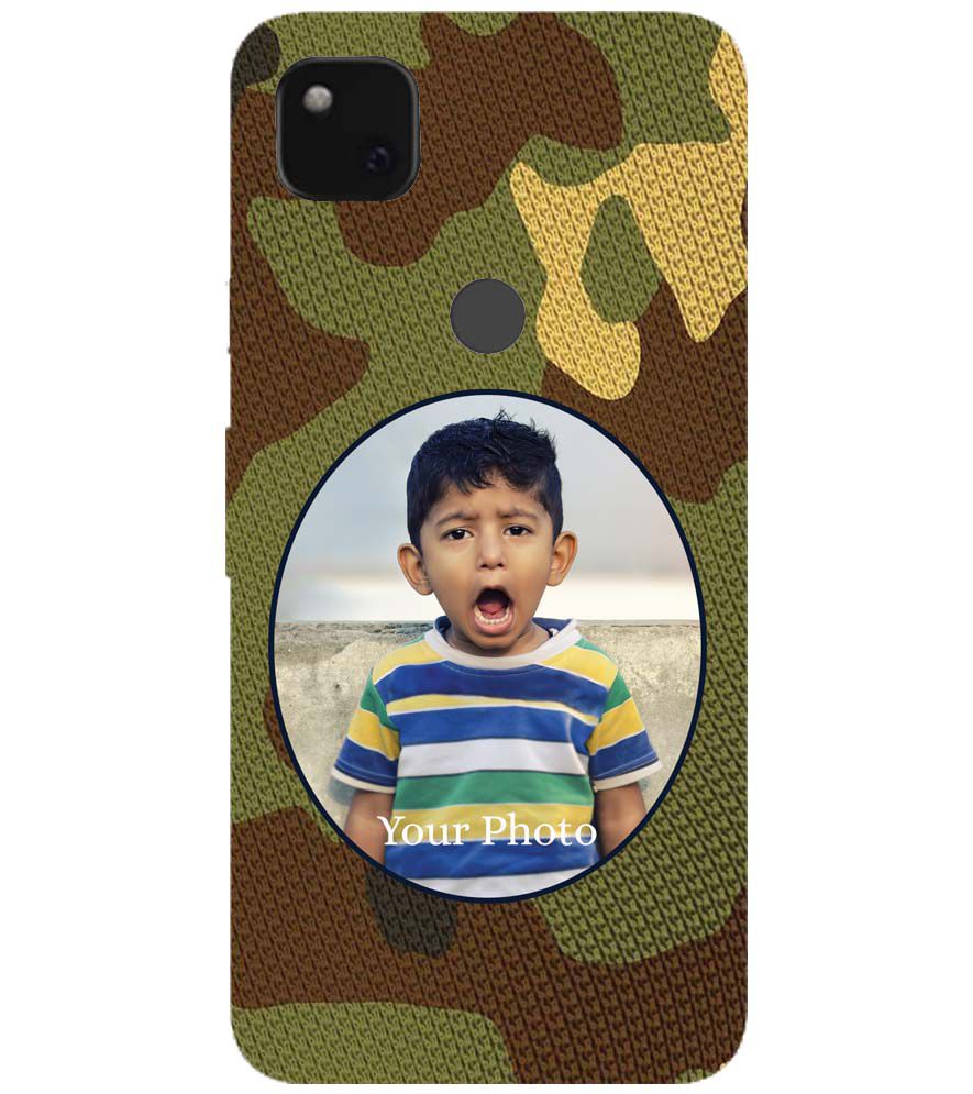 A0506-Camouflage Photo Back Cover for Google Pixel 4a