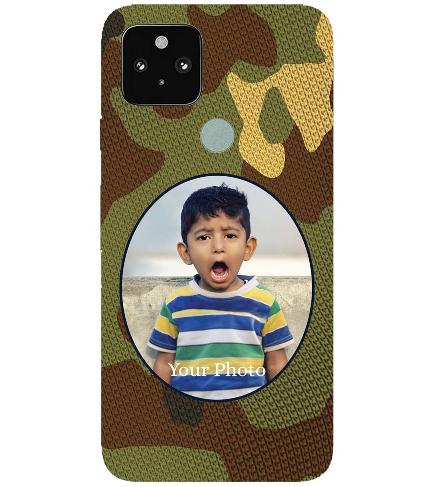 A0506-Camouflage Photo Back Cover for Google Pixel 5