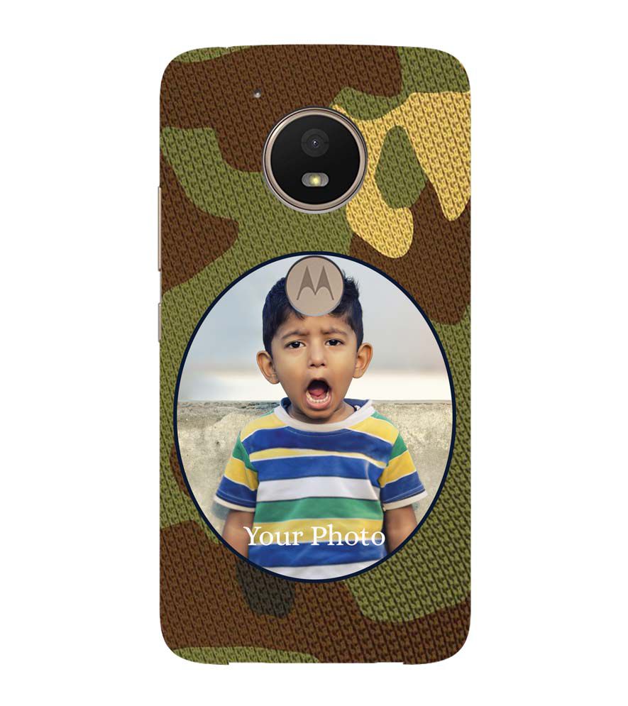 A0506-Camouflage Photo Back Cover for Motorola Moto E4 Plus