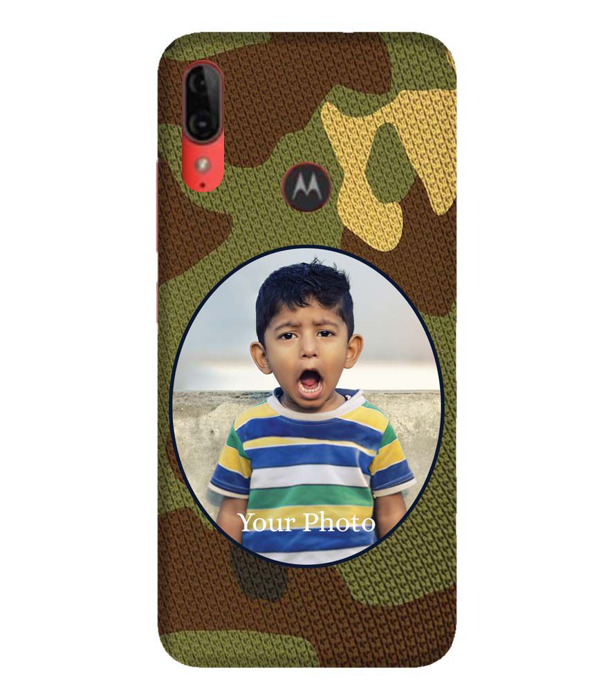 A0506-Camouflage Photo Back Cover for Motorola Moto E6s