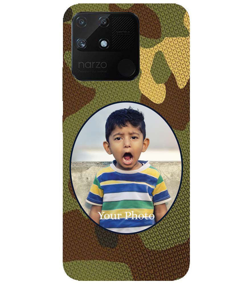 A0506-Camouflage Photo Back Cover for Realme Narzo 50A