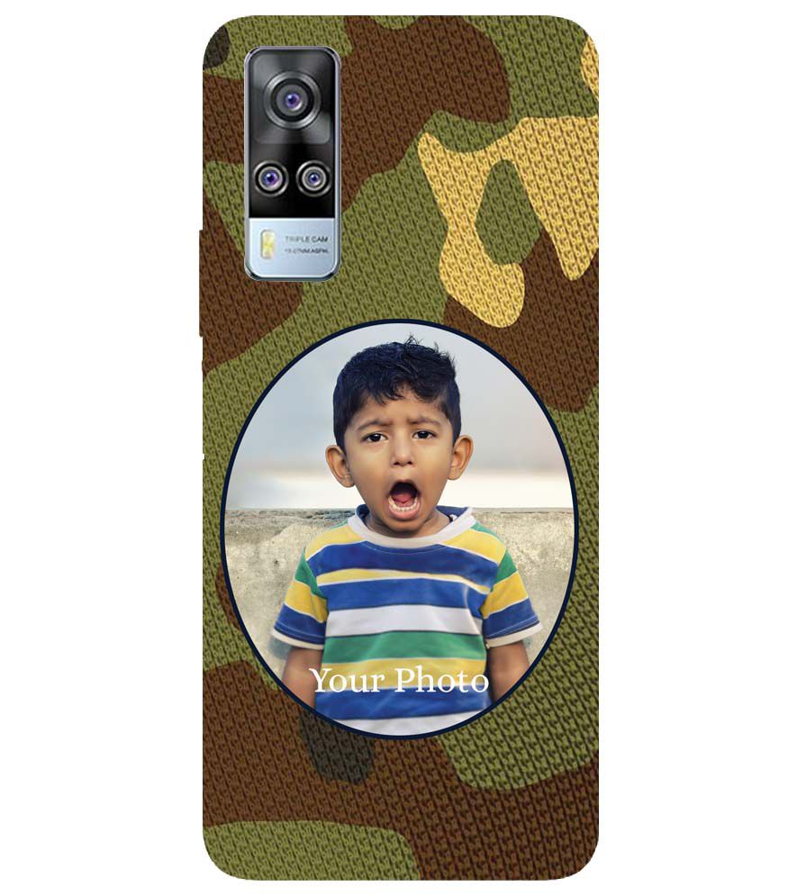 A0506-Camouflage Photo Back Cover for vivo Y51 (2020, December)
