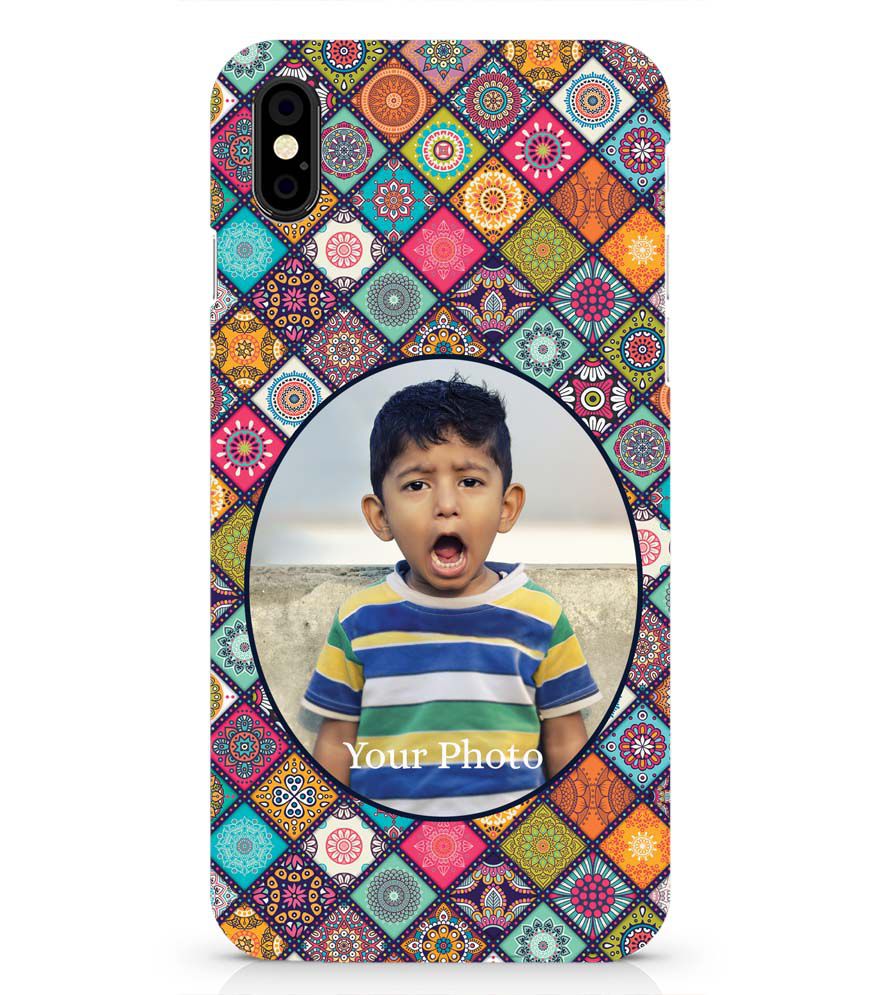 A0507-Mandala Photo Back Cover for Apple iPhone X