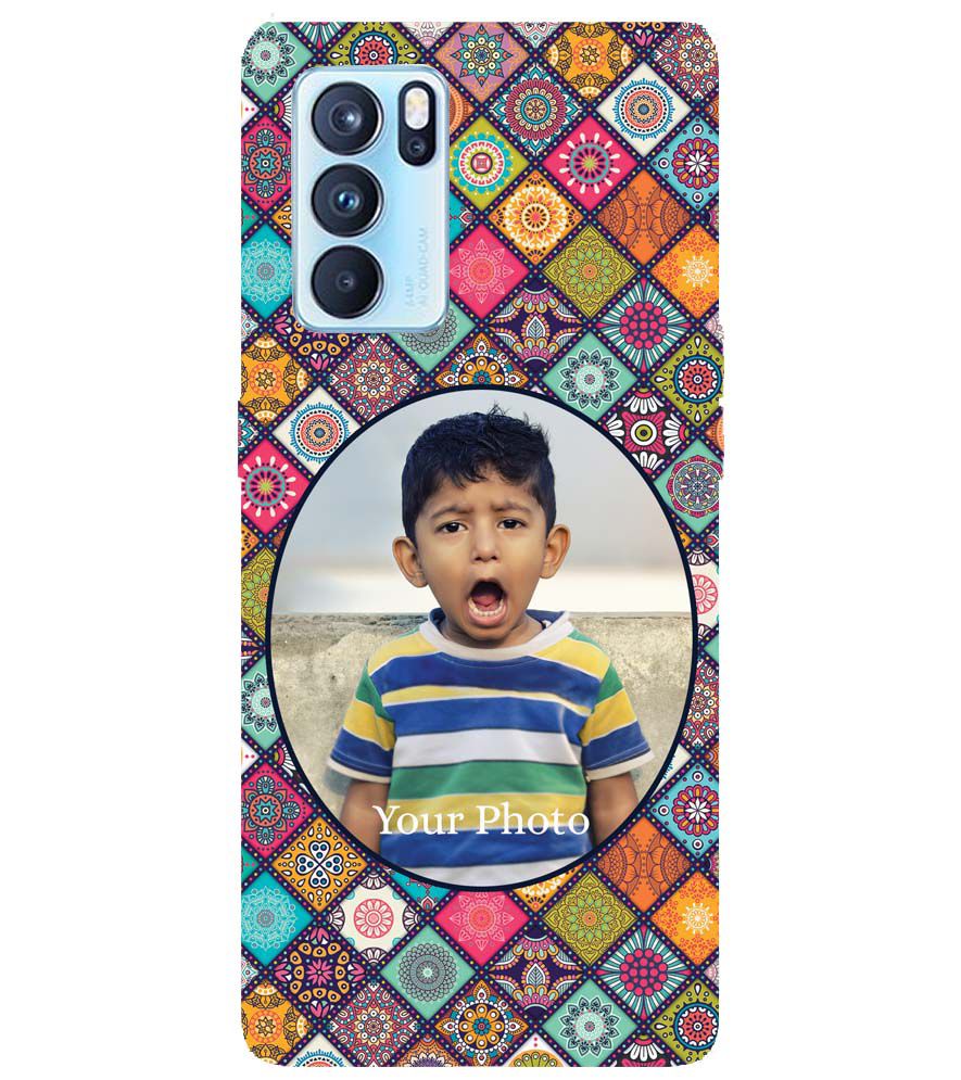 A0507-Mandala Photo Back Cover for Oppo Reno6 5G