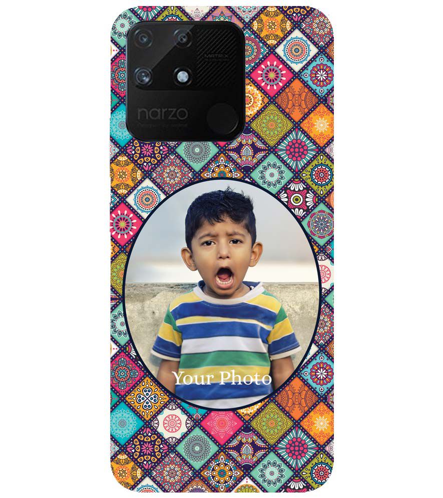 A0507-Mandala Photo Back Cover for Realme Narzo 50A